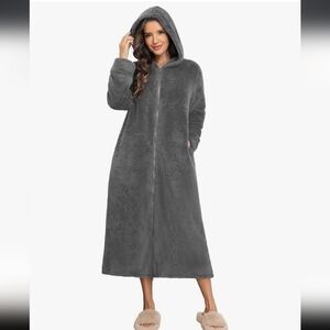 EKOUAER Gray Nightgown